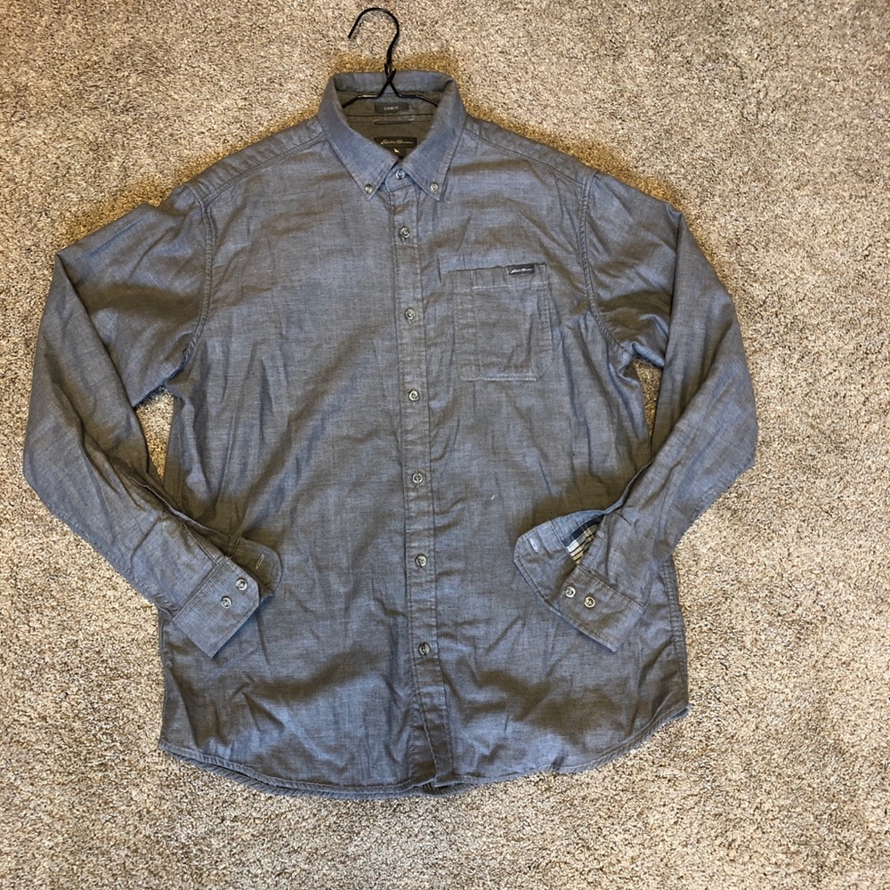 Eddie Bauer Gray Flannel